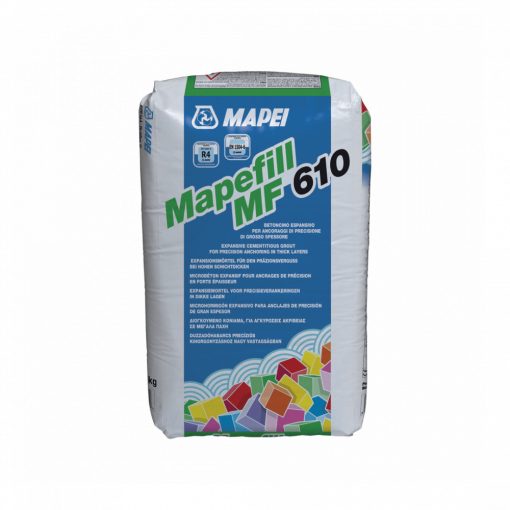Mapefill MF610 duzzadó kiöntőhabarcs vastag rétegben történő precíziós kihorgonyzásához.