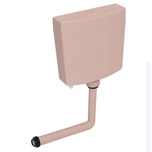 Lazacszínű WC-tartály alsó vízbemenettel 3/6 liter